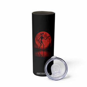 Siren Head Skinny Tumbler Supernatural American Cryptid Full Blood Moon Halloween TS10 Print Your Wear