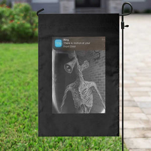 Funny Siren Head Garden Flag Ring with Motion Meme TS10 Print Your Wear