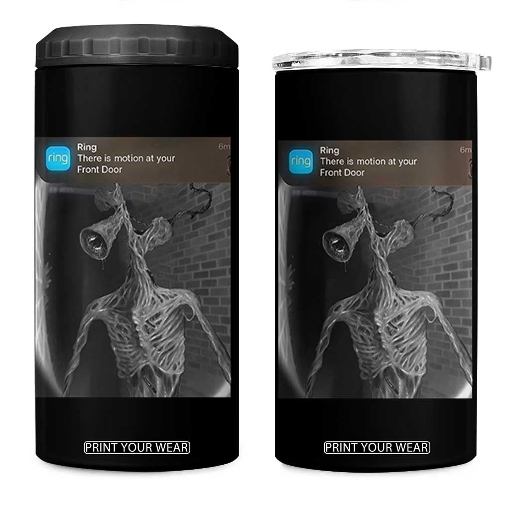 Funny Siren Head 4 in 1 Can Cooler Tumbler Ring with Motion Meme TS10 One Size: 16 oz Black Print Your Wear