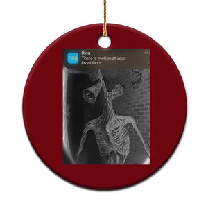 Funny Siren Head Ceramic Ornament Ring with Motion Meme TS10 1pc Red Print Your Wear