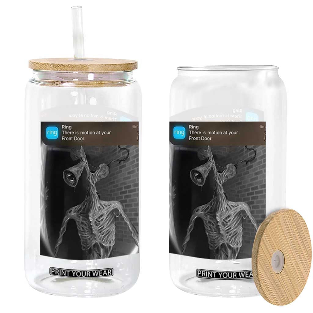 Funny Siren Head Glass Can Ring with Motion Meme TS10 Print Your Wear
