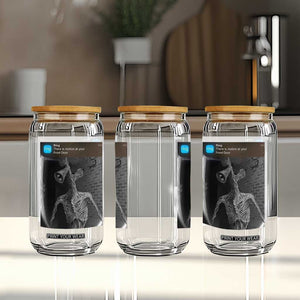 Funny Siren Head Glass Can Ring with Motion Meme TS10 Print Your Wear