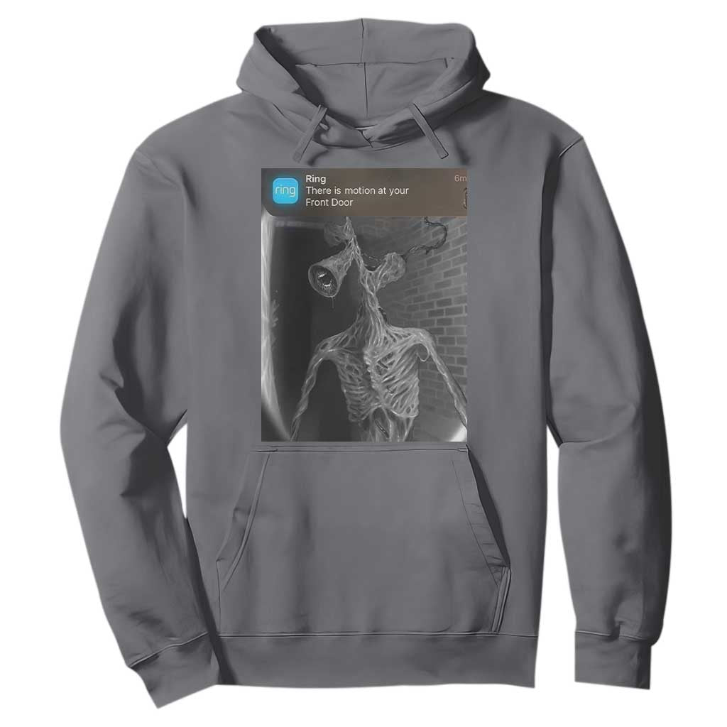 Funny Siren Head Hoodie Ring with Motion Meme TS10 Charcoal Print Your Wear