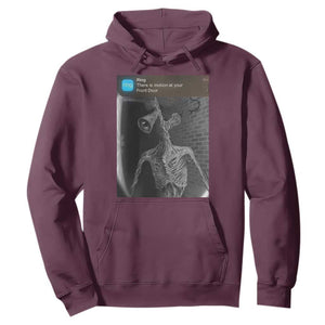 Funny Siren Head Hoodie Ring with Motion Meme TS10 Maroon Print Your Wear
