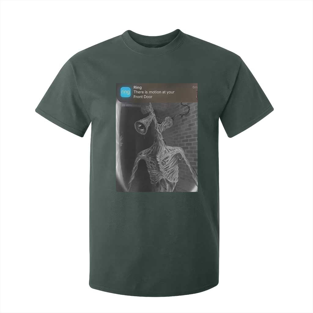 Funny Siren Head T Shirt For Kid Ring with Motion Meme TS10 Dark Forest Green Print Your Wear