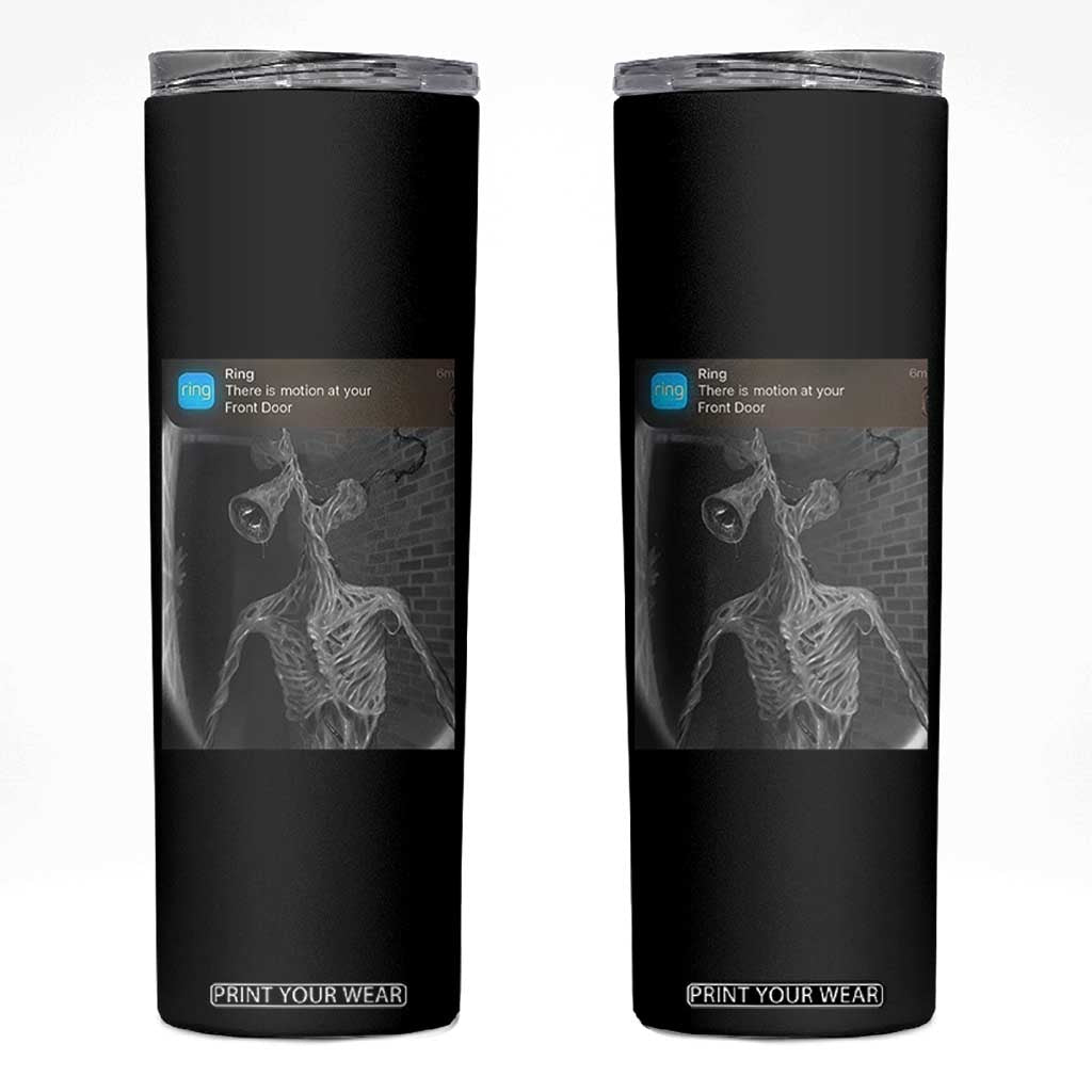 Funny Siren Head Skinny Tumbler Ring with Motion Meme TS10 Black Print Your Wear