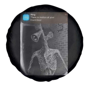 Funny Siren Head Spare Tire Cover Ring with Motion Meme TS10 Print Your Wear