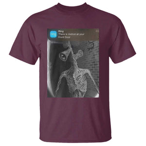 Funny Siren Head T Shirt Ring with Motion Meme TS10 Maroon Print Your Wear