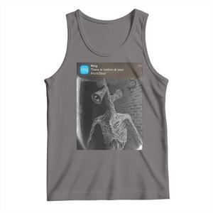 Funny Siren Head Tank Top Ring with Motion Meme TS10 Deep Heather Print Your Wear