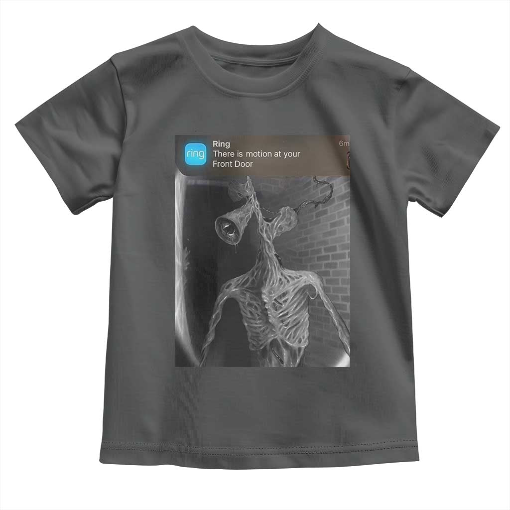 Funny Siren Head Toddler T Shirt Ring with Motion Meme TS10 Dark Heather Print Your Wear
