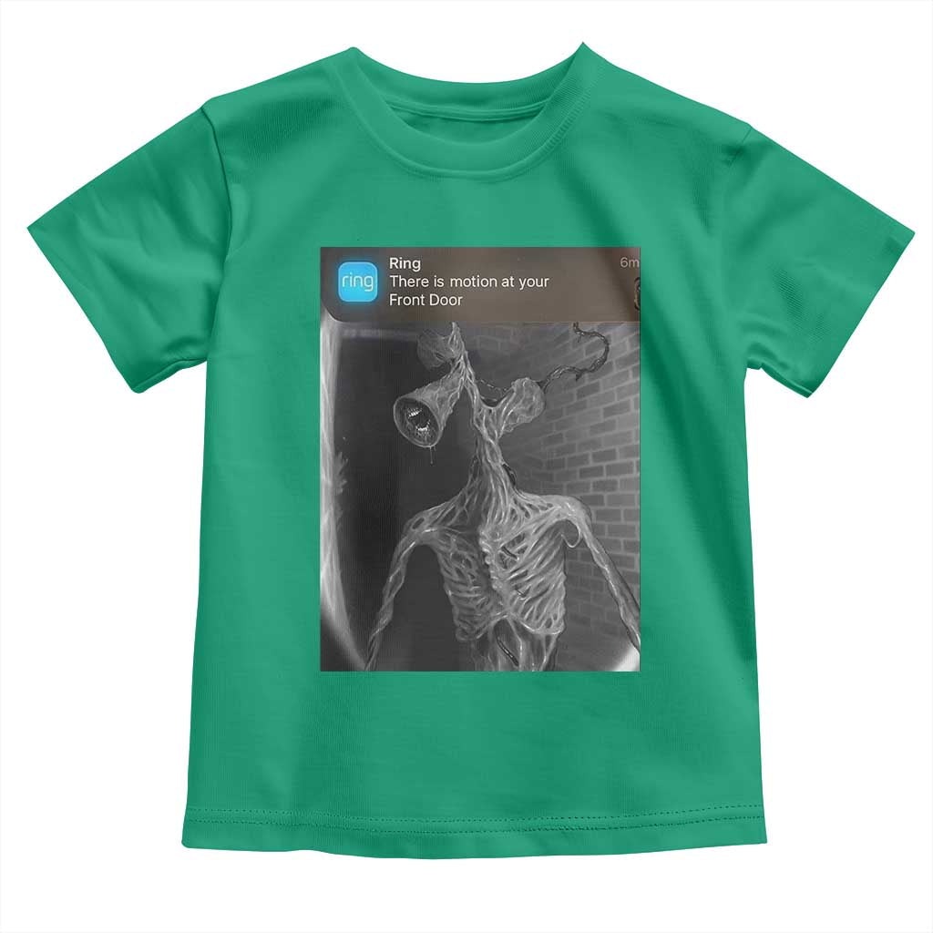 Funny Siren Head Toddler T Shirt Ring with Motion Meme TS10 Irish Green Print Your Wear