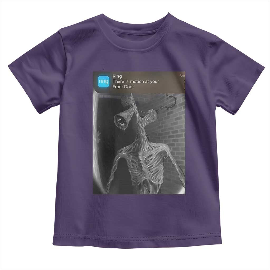 Funny Siren Head Toddler T Shirt Ring with Motion Meme TS10 Purple Print Your Wear
