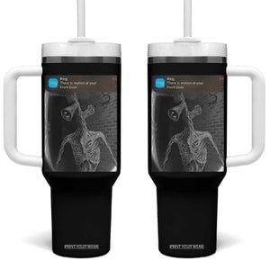 Funny Siren Head Tumbler With Handle Ring with Motion Meme TS10 One Size: 40 oz Black Print Your Wear