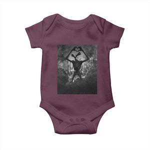 Siren Head Baby Onesie Horror Poster Halloween Supernatural American Cryptid TS10 Maroon Print Your Wear