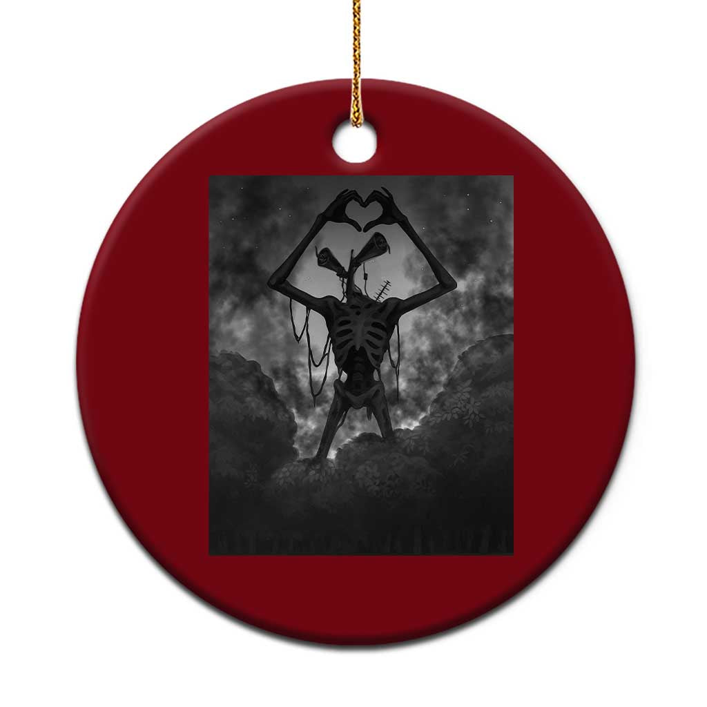 Siren Head Ceramic Ornament Horror Poster Halloween Supernatural American Cryptid TS10 1pc Red Print Your Wear