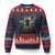 Siren Head Ugly Christmas Sweater Horror Poster Halloween Supernatural American Cryptid - Print Your Wear