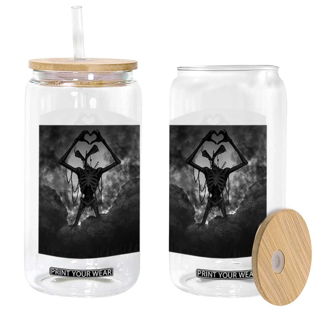 Siren Head Glass Can Horror Poster Halloween Supernatural American Cryptid - Print Your Wear