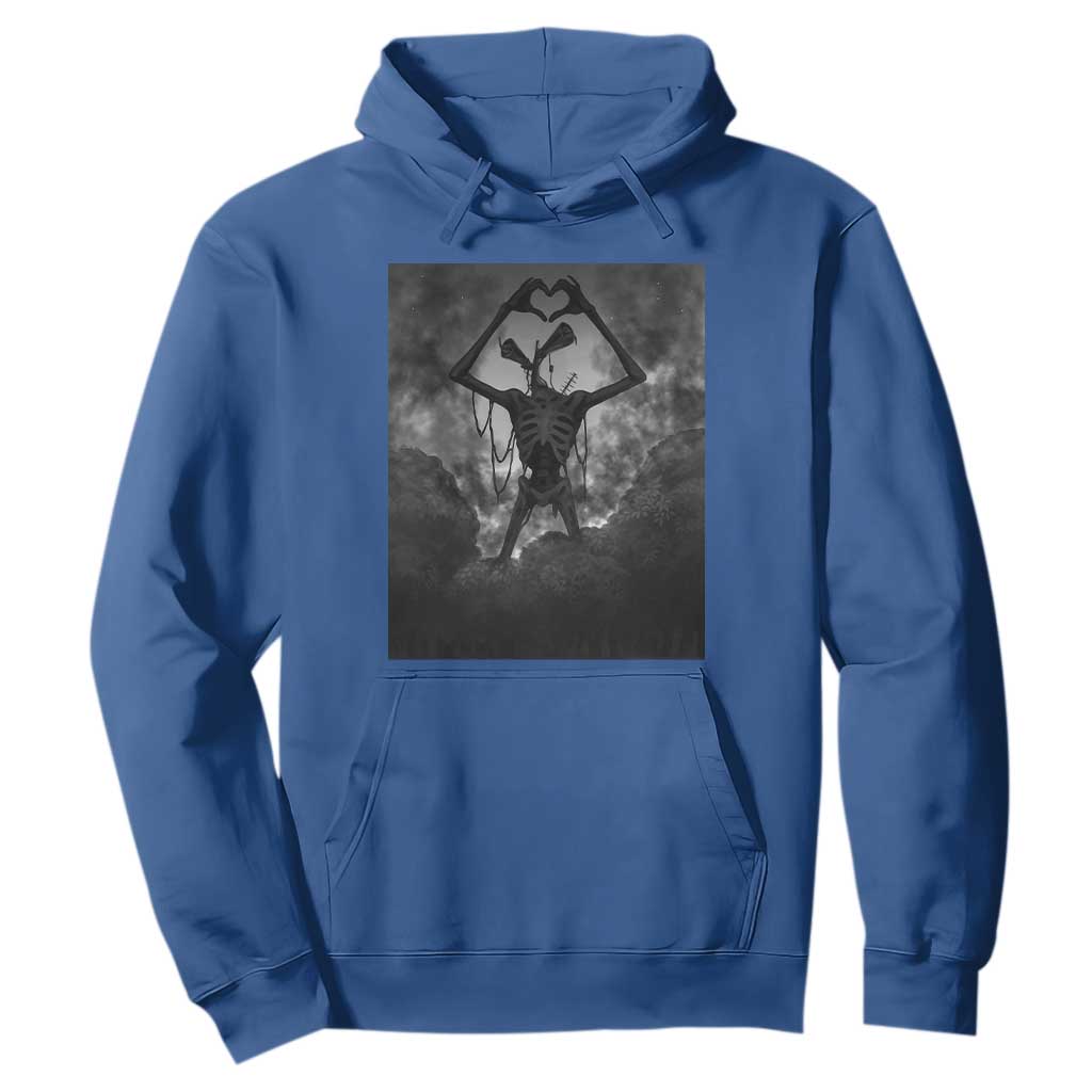 Siren Head Hoodie Horror Poster Halloween Supernatural American Cryptid TS10 Royal Blue Print Your Wear