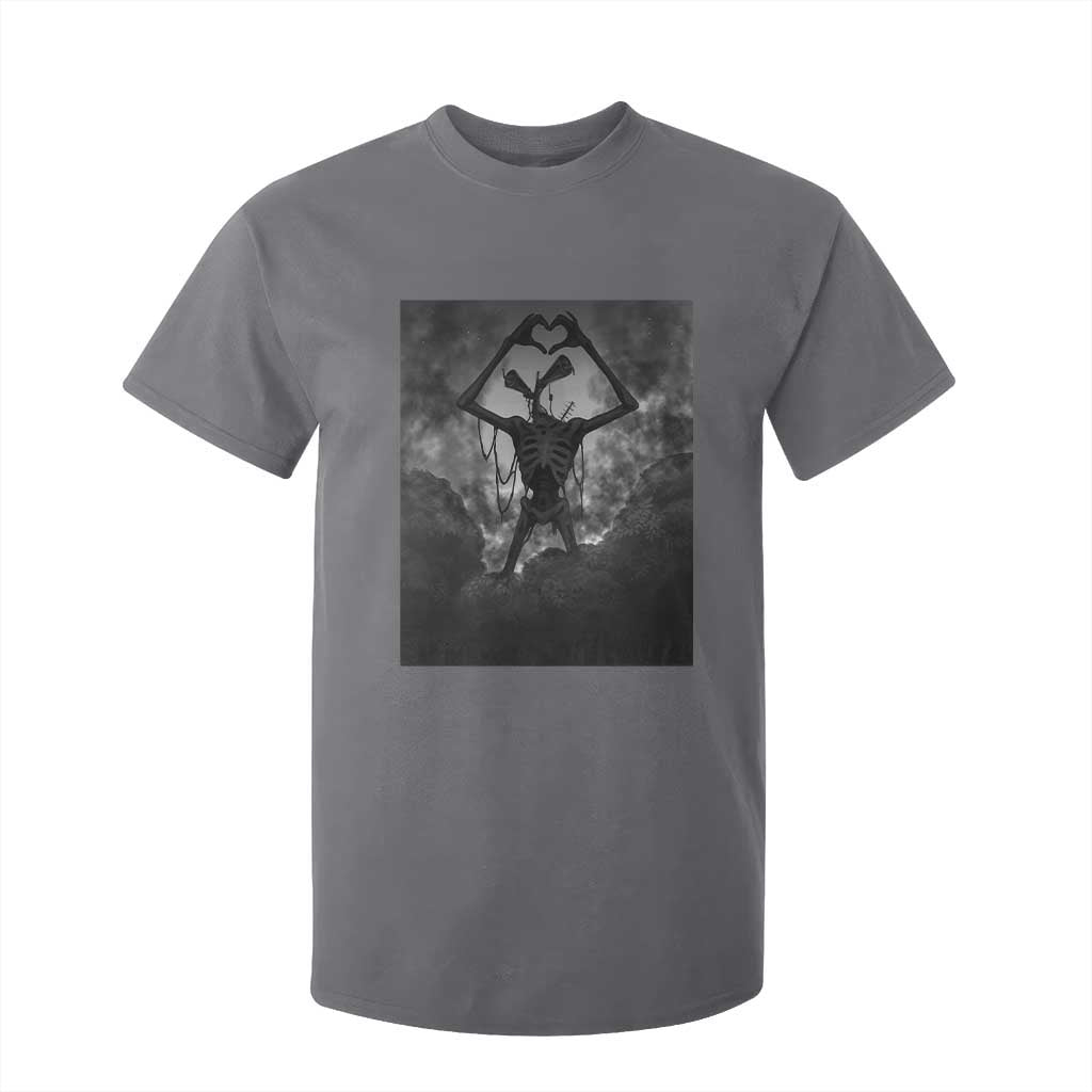 Siren Head T Shirt For Kid Horror Poster Halloween Supernatural American Cryptid TS10 Charcoal Print Your Wear