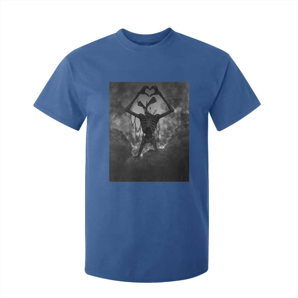 Siren Head T Shirt For Kid Horror Poster Halloween Supernatural American Cryptid TS10 Royal Blue Print Your Wear