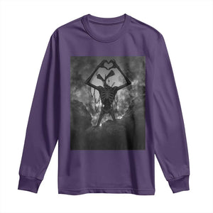 Siren Head Long Sleeve Shirt Horror Poster Halloween Supernatural American Cryptid TS10 Purple Print Your Wear