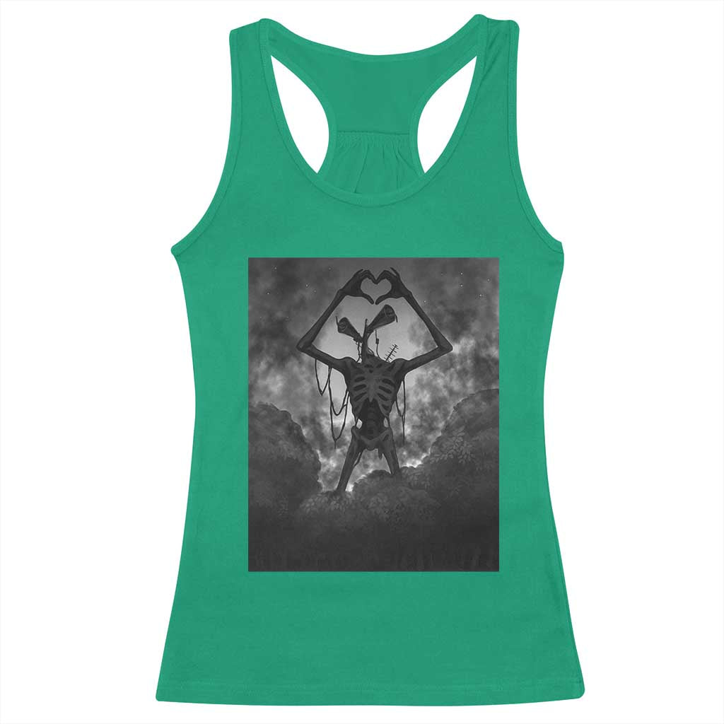 Siren Head Racerback Tank Top Horror Poster Halloween Supernatural American Cryptid TS10 Irish Green Print Your Wear
