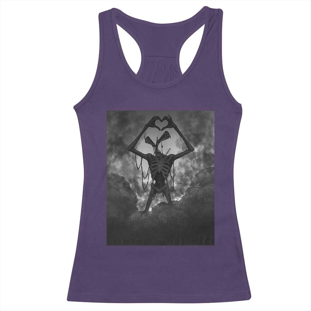 Siren Head Racerback Tank Top Horror Poster Halloween Supernatural American Cryptid TS10 Purple Print Your Wear