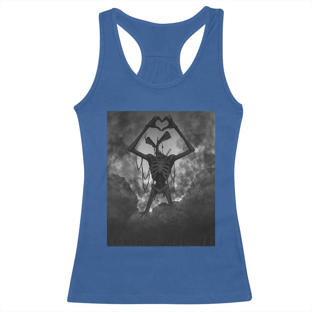 Siren Head Racerback Tank Top Horror Poster Halloween Supernatural American Cryptid TS10 Royal Blue Print Your Wear