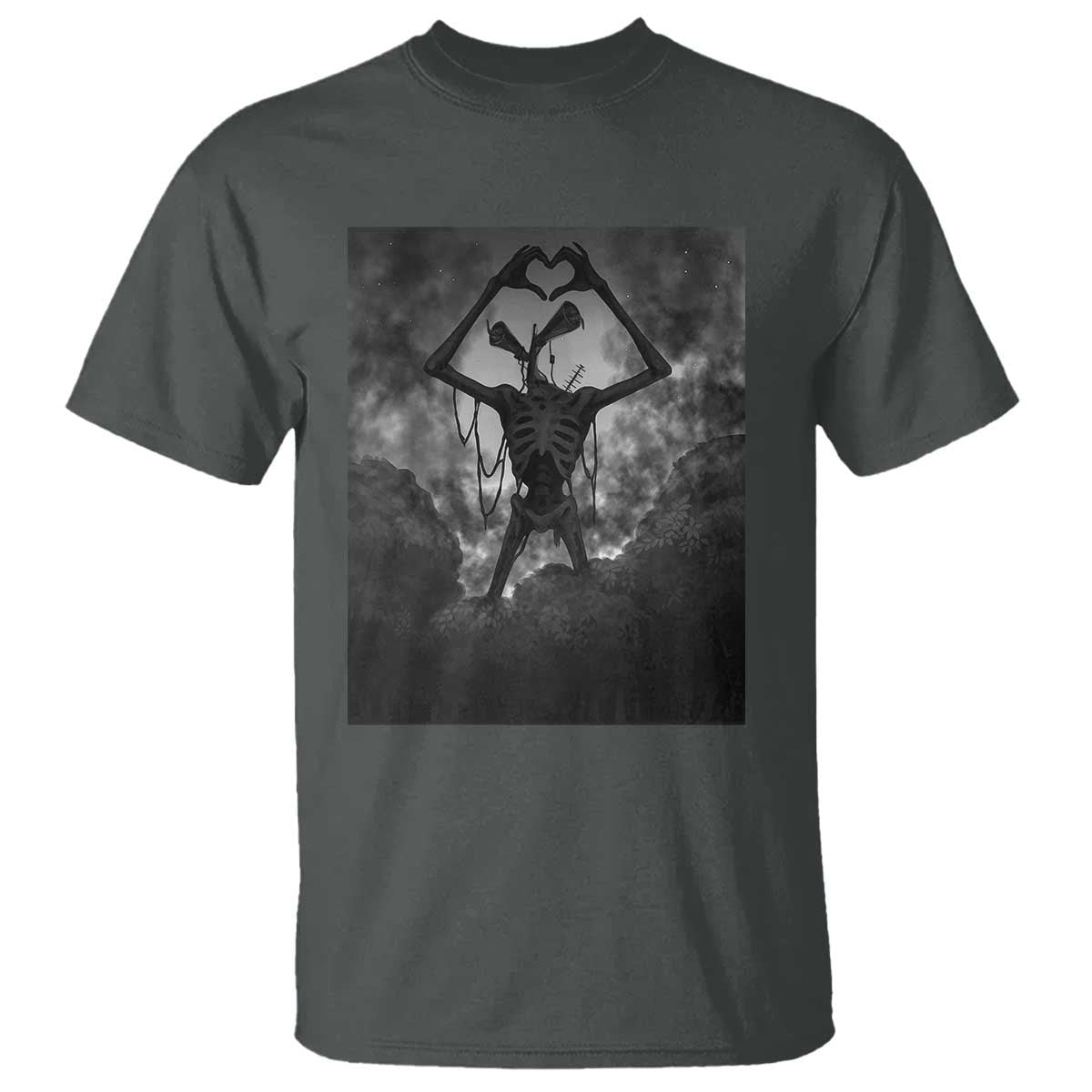 Siren Head T Shirt Horror Poster Halloween Supernatural American Cryptid TS10 Dark Heather Print Your Wear