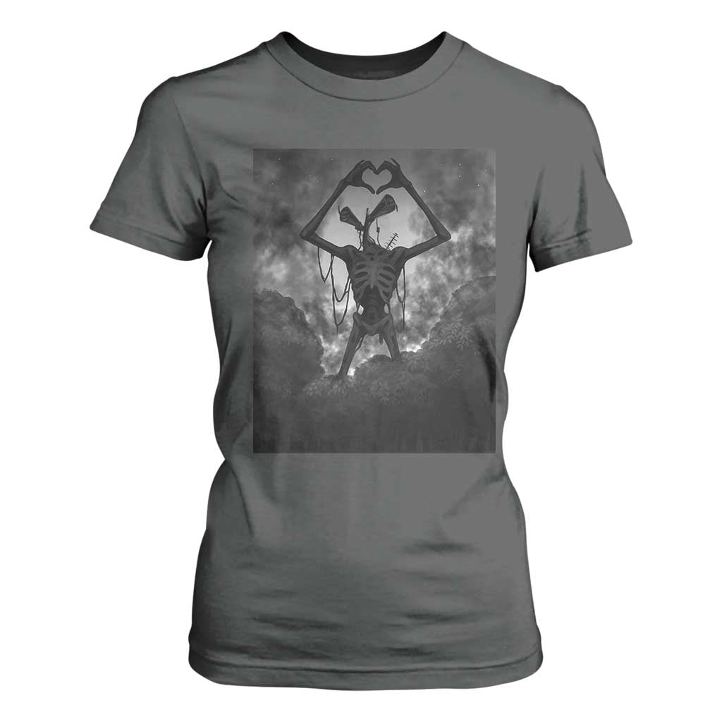 Siren Head T Shirt For Women Horror Poster Halloween Supernatural American Cryptid TS10 Dark Heather Print Your Wear