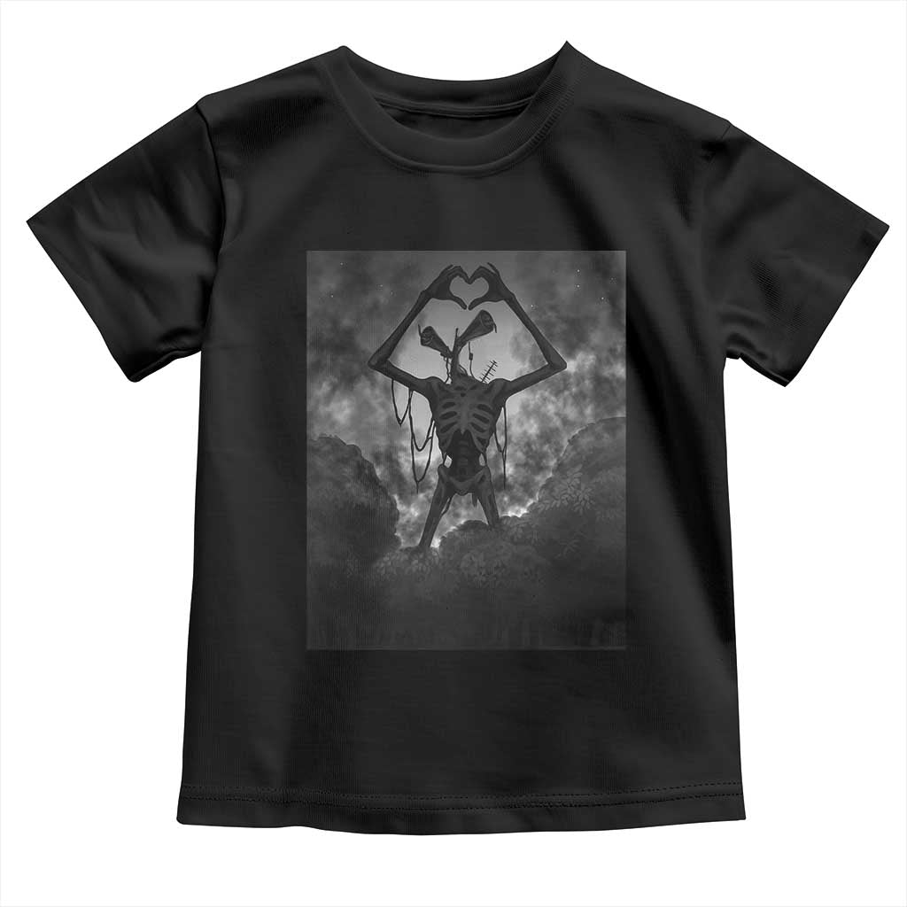 Siren Head Toddler T Shirt Horror Poster Halloween Supernatural American Cryptid - Print Your Wear
