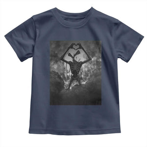 Siren Head Toddler T Shirt Horror Poster Halloween Supernatural American Cryptid TS10 Navy Print Your Wear