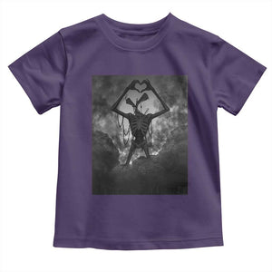 Siren Head Toddler T Shirt Horror Poster Halloween Supernatural American Cryptid TS10 Purple Print Your Wear