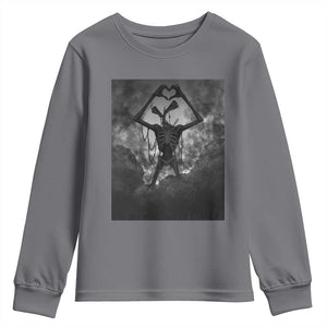 Siren Head Youth Sweatshirt Horror Poster Halloween Supernatural American Cryptid TS10 Charcoal Print Your Wear