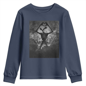 Siren Head Youth Sweatshirt Horror Poster Halloween Supernatural American Cryptid TS10 Navy Print Your Wear