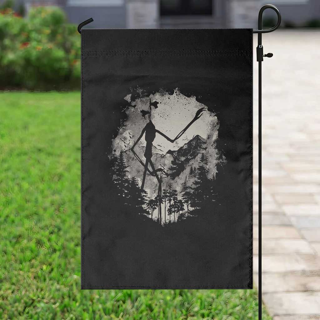Siren Head Garden Flag Retro Vintage American Cryptid Mountain Trees TS10 Print Your Wear