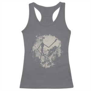 Siren Head Racerback Tank Top Retro Vintage American Cryptid Mountain Trees TS10 Charcoal Print Your Wear
