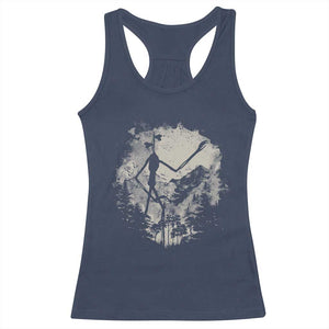 Siren Head Racerback Tank Top Retro Vintage American Cryptid Mountain Trees TS10 Navy Print Your Wear