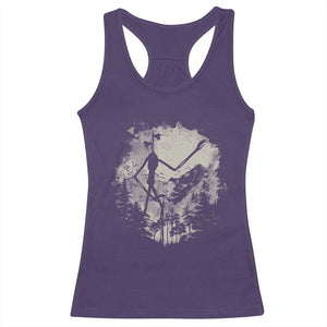 Siren Head Racerback Tank Top Retro Vintage American Cryptid Mountain Trees TS10 Purple Print Your Wear