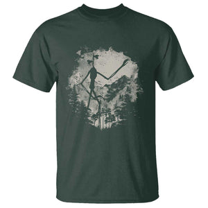 Siren Head T Shirt Retro Vintage American Cryptid Mountain Trees TS10 Dark Forest Green Print Your Wear