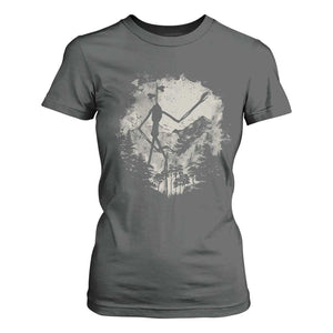 Siren Head T Shirt For Women Retro Vintage American Cryptid Mountain Trees TS10 Dark Heather Print Your Wear