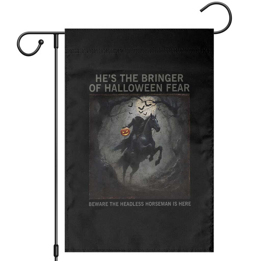 Headless Horseman Garden Flag Vintage Gothic Scary Costume Halloween October Festive TS10 Black Print Your Wear