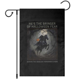 Headless Horseman Garden Flag Vintage Gothic Scary Costume Halloween October Festive TS10 Black Print Your Wear
