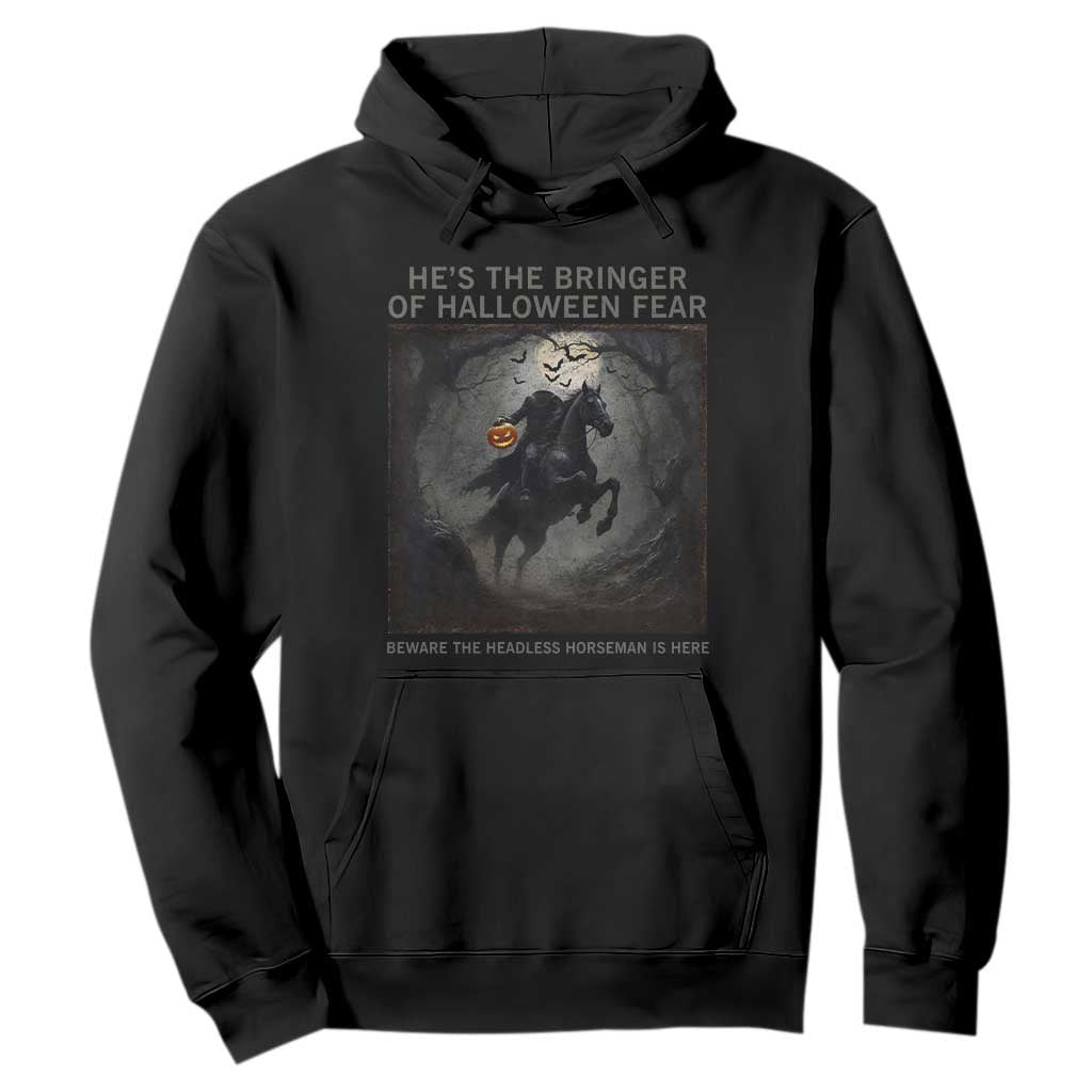 Headless Horseman Hoodie Vintage Gothic Scary Costume Halloween October Festive TS10 Black Print Your Wear