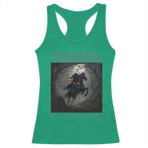 Headless Horseman Racerback Tank Top Vintage Gothic Scary Costume Halloween October Festive TS10 Irish Green Print Your Wear