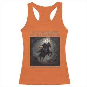 Headless Horseman Racerback Tank Top Vintage Gothic Scary Costume Halloween October Festive TS10 Orange Print Your Wear