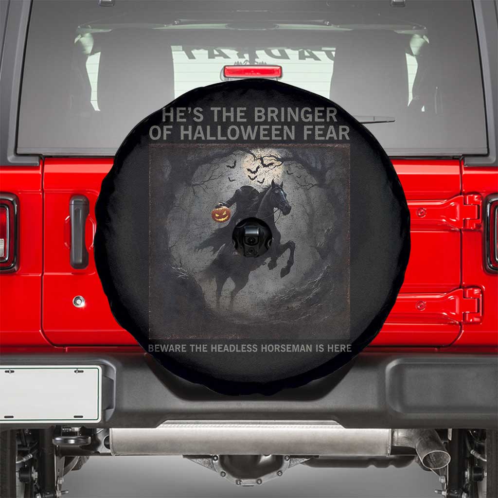 Headless Horseman Spare Tire Cover Vintage Gothic Scary Costume Halloween October Festive TS10 Black Print Your Wear