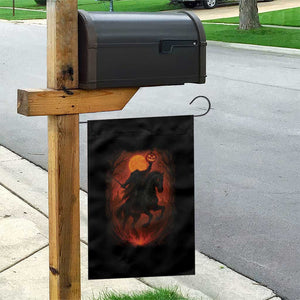Scary Pumpkin Headless Horseman Halloween Garden Flag TS10 Print Your Wear