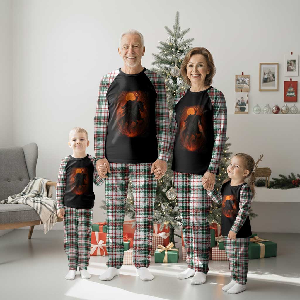 Scary Pumpkin Headless Horseman Halloween Plaid Pajama Set TS10 Christmas Plaid Print Your Wear
