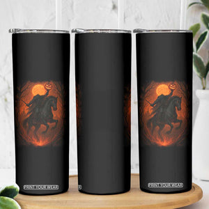 Scary Pumpkin Headless Horseman Halloween Skinny Tumbler TS10 Print Your Wear